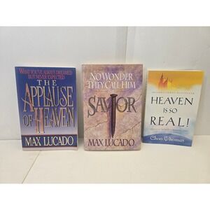 Christian Inspiration Book Lot – Max Lucado & Choo Thomas Heaven-Themed Titles